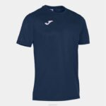 Joma 82P4R4193 الأزرق الداكن قميص قصير الأكمام قوي رجال