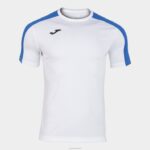 Joma 82P4R4195 أبيض أزرق ملكي أكاديمية قميص بأكمام قصيرة iii رجال