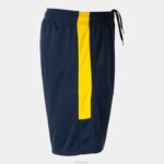 Joma 82P4R4226 الأزرق الداكن والأصفر بطولة برمودا السراويل البيئية رجال - Image 4