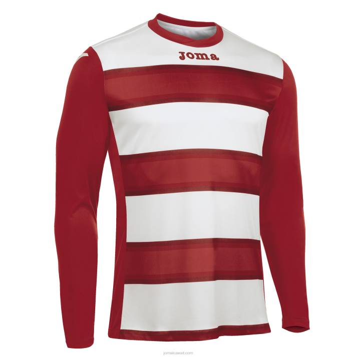 joma_82p4r4230_d8a7d8add985d8b1_d8a7d8a8d98ad8b6_d982d985d98ad8b5_d8b7d988d98ad984_d8a7d984d8a3d983d985d8a7d985_europa_iii_d8b1d8a.jpg Joma 82P4R4230 احمر ابيض قميص طويل الأكمام europa iii رجال - Image 1