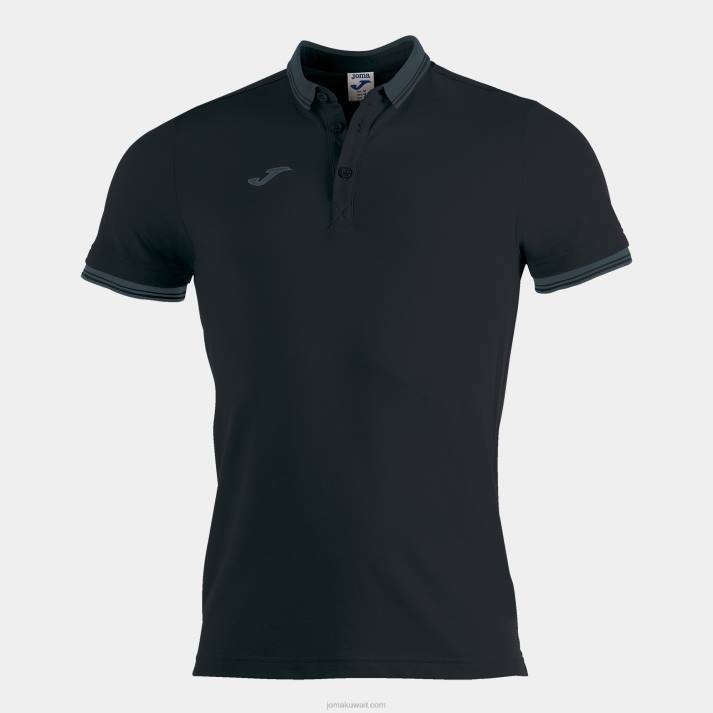 joma_82p4r4234_d8a3d8b3d988d8af_d982d985d98ad8b5_d8a8d988d984d988_d982d8b5d98ad8b1_d8a7d984d8a3d983d985d8a7d985_bali_ii_d8b1d8acd.jpg Joma 82P4R4234 أسود قميص بولو قصير الأكمام Bali II رجال - Image 1