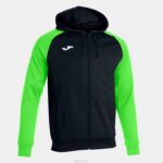 Joma 82P4R4252 أسود أخضر نيون أكاديمية جاكيت مقنع رابعًا رجال