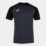 Joma 82P4R4256 أسود رمادي غامق قميص قصير الأكمام للعمل الجماعي رجال - Image 4