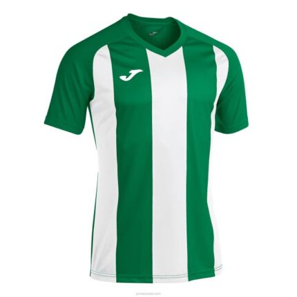 Joma 82P4R4267 أبيض أخضر قميص بأكمام قصيرة بيزا الثاني رجال