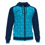 Joma 82P4R4268 الأزرق الداكن الفيروز الفلوريسنت سترة سوبرنوفا مقنعين III رجال