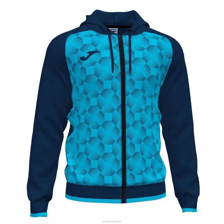 joma_82p4r4268_d8a7d984d8a3d8b2d8b1d982_d8a7d984d8afd8a7d983d986_d8a7d984d981d98ad8b1d988d8b2_d8a7d984d981d984d988d8b1d98ad8b3.jpg Joma 82P4R4268 الأزرق الداكن الفيروز الفلوريسنت سترة سوبرنوفا مقنعين III رجال - Image 1