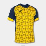 Joma 82P4R4269 الأزرق الداكن والأصفر قميص بأكمام قصيرة سوبر نوفا iii رجال