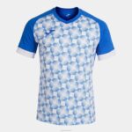 Joma 82P4R4280 أزرق ملكي أبيض قميص بأكمام قصيرة سوبر نوفا iii رجال