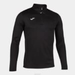 Joma 82P4R4281 أسود قميص من النوع الثقيل تشغيل الليل رجال