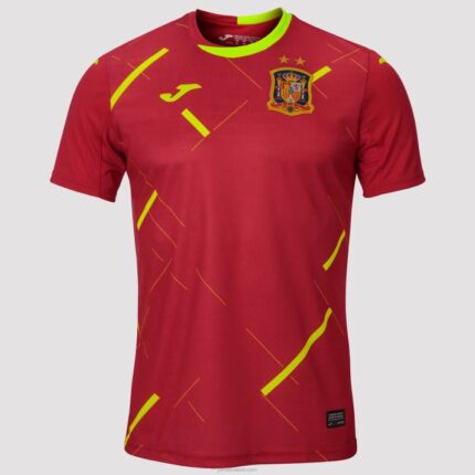 Joma 82P4R4293 أحمر قميص قصير الأكمام 1st اختيار موحدة الإسبانية كرة الصالات