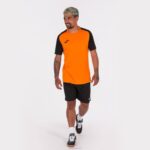 Joma 82P4R4304 برتقالي أسود قميص بأكمام قصيرة أكاديمية رابعا رجال - Image 6