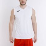 Joma 82P4R4317 أبيض بلا أكمام تي شيرت كومبي رجال - Image 2