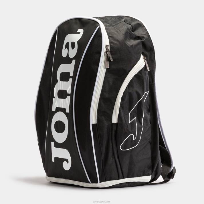 joma_82p4r433_d8a3d8b3d988d8af_d8a3d8a8d98ad8b6_d8add982d98ad8a8d8a9_d8add8b0d8a7d8a1_d8b9d984d989_d8b8d987d8b1d987_d985d981d8.jpg Joma 82P4R433 أسود أبيض حقيبة حذاء على ظهره مفتوحة - Image 1