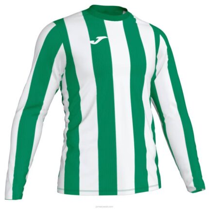 Joma 82P4R4347 أبيض أخضر قميص طويل الأكمام inter رجال