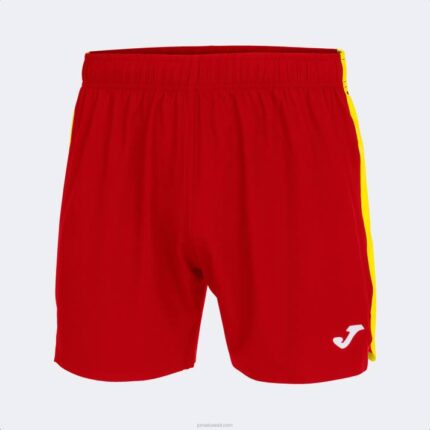 Joma 82P4R4362 احمر اصفر شورت النخبة السابع رجال