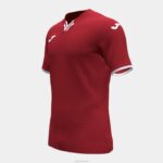 Joma 82P4R4368 احمر ابيض قميص قصير الأكمام toletum الرابع رجال - Image 4