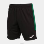 Joma 82P4R4372 أسود أخضر بطولة برمودا السراويل البيئية رجال