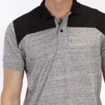Joma 82P4R4385 مزيج أسود رمادي قميص بولو قصير الأكمام الفائز الثاني رجال - Image 5