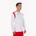 Joma 82P4R4394 أبيض أحمر بطولة القميص بأكمام طويلة v رجال - Image 5