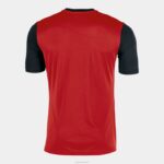 Joma 82P4R4436 أحمر أسود الفائز قميص قصير الأكمام رجال - Image 5