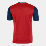 Joma 82P4R4437 أحمر أزرق كحلي الفائز قميص قصير الأكمام رجال - Image 2