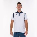 Joma 82P4R4448 أبيض كحلي بطولة قميص بولو بأكمام قصيرة v رجال - Image 2