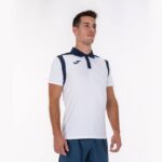 Joma 82P4R4448 أبيض كحلي بطولة قميص بولو بأكمام قصيرة v رجال - Image 5