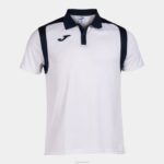 Joma 82P4R4448 أبيض كحلي بطولة قميص بولو بأكمام قصيرة v رجال - Image 7