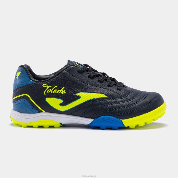 joma_82p4r4452_d8a7d984d8a3d8b2d8b1d982_d8a7d984d8afd8a7d983d986_d988d8a7d984d8a3d8b5d981d8b1_d8add8b0d8a7d8a1_d983d8b1d8a9_d8.jpg Joma 82P4R4452 الأزرق الداكن والأصفر حذاء كرة القدم توليدو جونيور 23 تيرف جونيور - Image 1