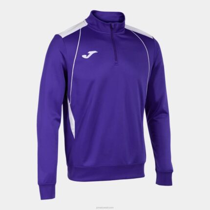 Joma 82P4R4454 أبيض أرجواني بطولة قميص من النوع الثقيل السابع رجال