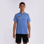 Joma 82P4R4469 أزرق قميص بولو قصير الاكمام مونتريال رجال - Image 5