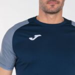 Joma 82P4R4480 الأزرق الداكن الأبيض قميص قصير الأكمام أساسي الثاني رجال - Image 4