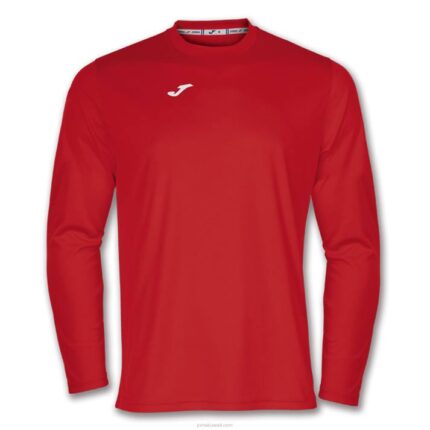 Joma 82P4R4493 أحمر قميص بأكمام طويلة رجال