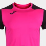 Joma 82P4R4500 نيون وردي أسود قميص قصير الأكمام سجل الثاني رجال - Image 3