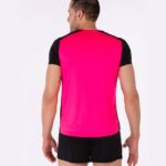 Joma 82P4R4500 نيون وردي أسود قميص قصير الأكمام سجل الثاني رجال - Image 5