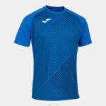 Joma 82P4R4503 الأزرق الملكي قميص بأكمام قصيرة haka ii رجال