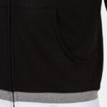 Joma 82P4R4513 أسود اللون الرمادي سترة مقنعين مريحة الثاني رجال - Image 4