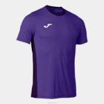 Joma 82P4R4538 أرجواني قميص قصير الأكمام الفائز الثاني رجال