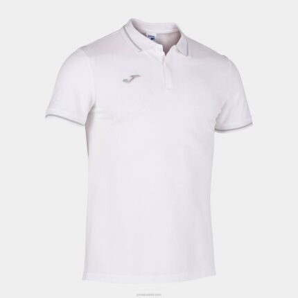 Joma 82P4R4549 أبيض قميص بولو بأكمام قصيرة مريحة II رجال