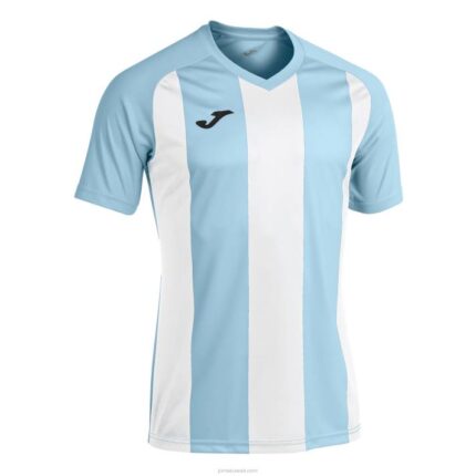 Joma 82P4R4555 السماء الزرقاء البيضاء قميص بأكمام قصيرة بيزا الثاني رجال