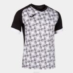 Joma 82P4R4556 أسود أبيض قميص بأكمام قصيرة سوبر نوفا iii رجال