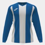 Joma 82P4R4567 أزرق ملكي أبيض قميص طويل الأكمام بيزا الثاني رجال