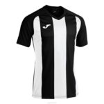 Joma 82P4R4570 أسود أبيض قميص بأكمام قصيرة بيزا الثاني رجال