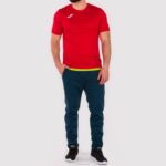 Joma 82P4R4580 احمر اصفر قميص قصير الأكمام كومبي رجال - Image 8