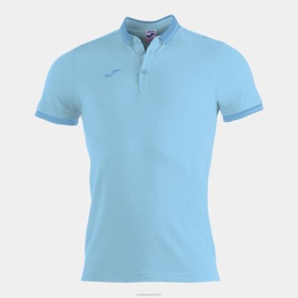 Joma 82P4R4581 السماء الزرقاء قميص بولو قصير الأكمام Bali II رجال