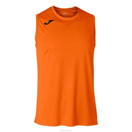 Joma 82P4R4588 البرتقالي بلا أكمام سلة كومبي تي شيرت رجال