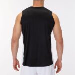 Joma 82P4R4593 أسود أبيض تي شيرت بلا أكمام كانشا ​​الثالث رجال - Image 3