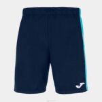 Joma 82P4R4596 الأزرق الداكن الفيروز الفلوريسنت شورت ماكسي رجال