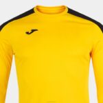 Joma 82P4R4598 أصفر أسود أكاديمية قميص بأكمام طويلة III رجال - Image 4