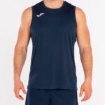Joma 82P4R4601 الأزرق الداكن بلا أكمام سلة كومبي تي شيرت رجال - Image 2